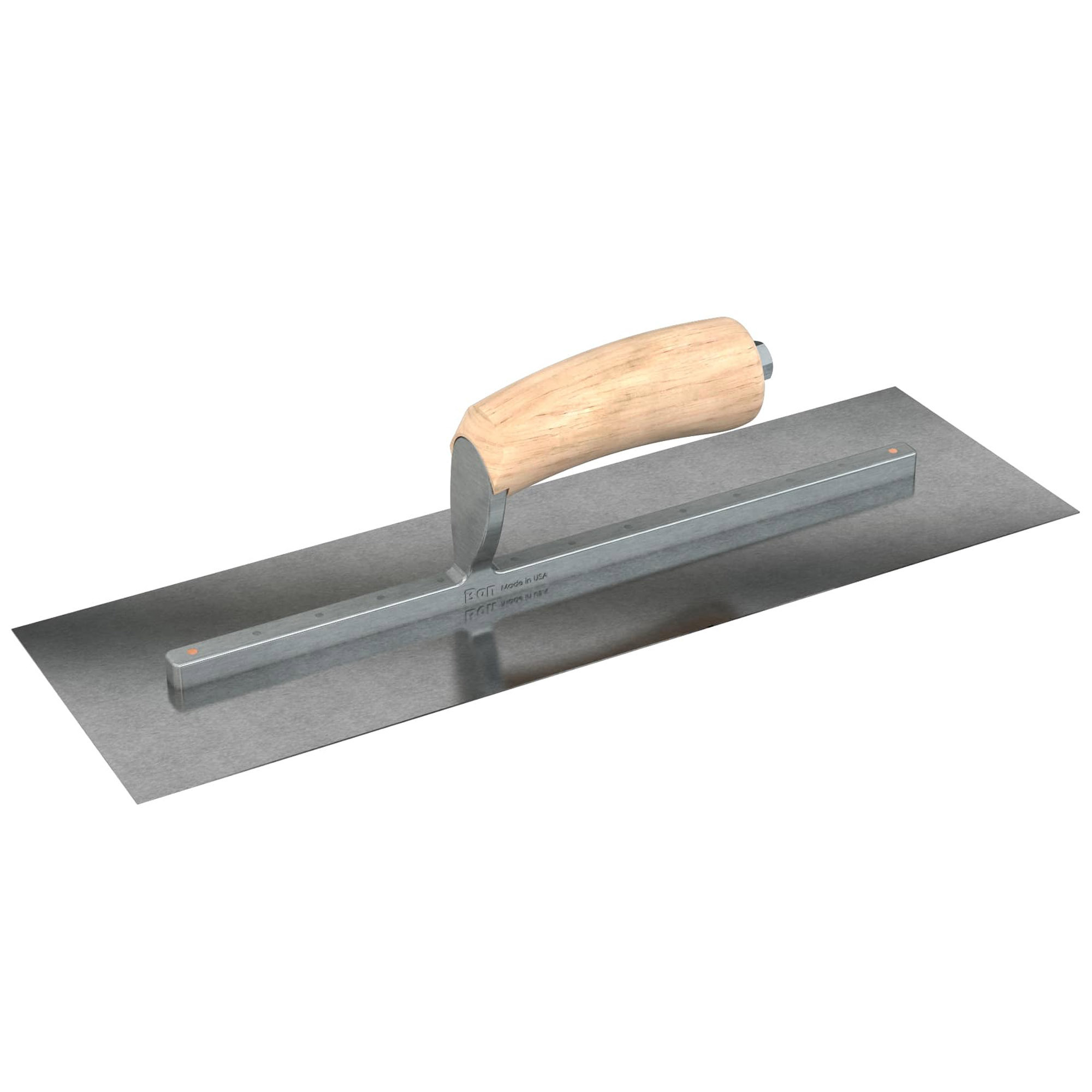 Bon Steel City, Finish Trowel - Sq. - CarSteel - 16 x 5 - Wd, Blade Material Carbon Steel, Blade Length 16 in, Blade Width 5 in, Model# 66-237